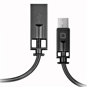 SBS Lux, USB-A - USB C, garums 1m, melna – Vads