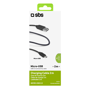 Vads USB -- Micro USB, SBS / 2 m