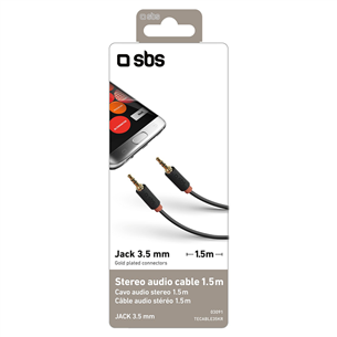 Vads 3,5 mm Jack, SBS (1,5 m)