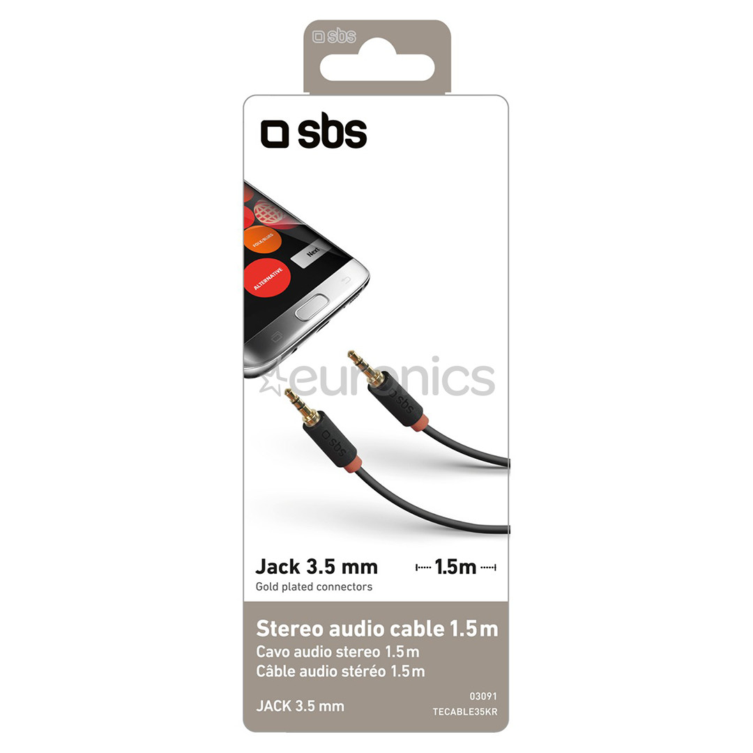 3,5 mm audio cable SBS (1,5 m)
