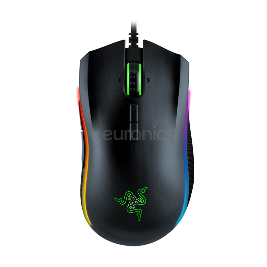 Razer Mamba Elite, optiskā, melna - Datorpele ar vadu