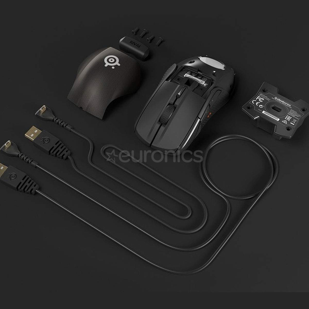 SteelSeries Rival 710, optiskā, melna - Datorpele ar vadu