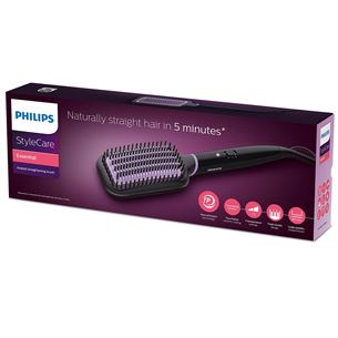 Heated straightening brush, Philips