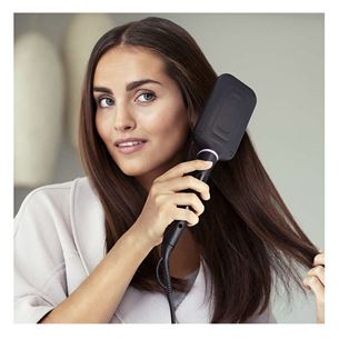 Heated straightening brush, Philips