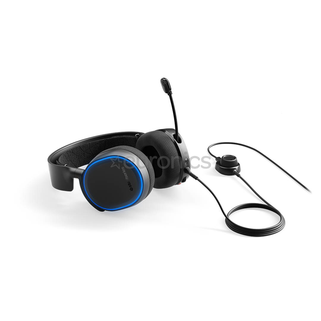SteelSeries Arctis 5, melna - Austiņas ar mikrofonu