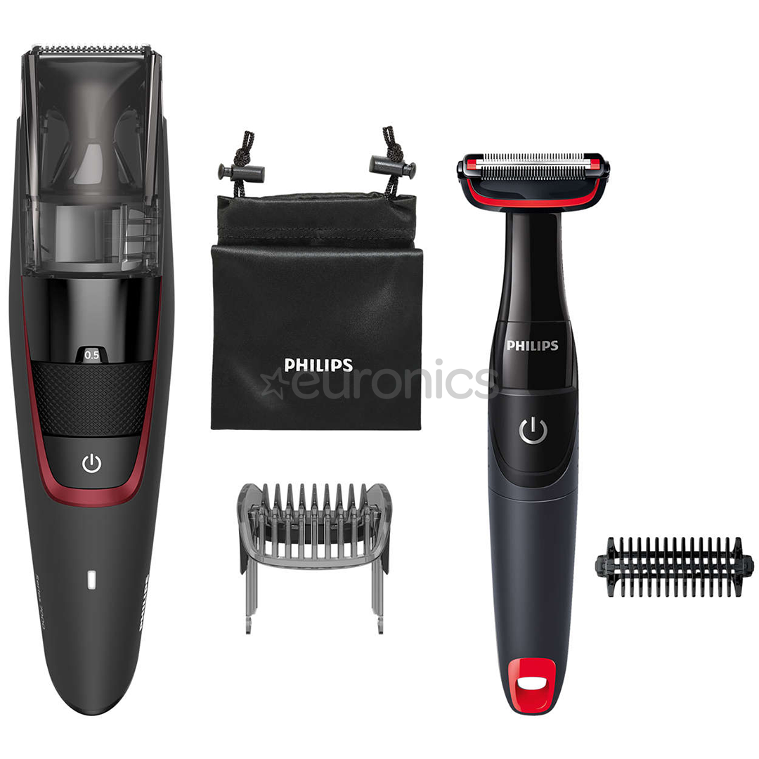 philips series 7000 beard and stubble vacuum trimmer