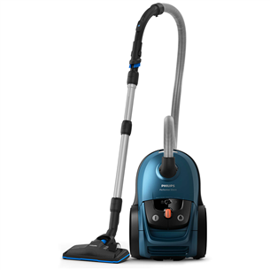 Philips Performer Silent, 750 W, blue/black - Vacuum cleaner