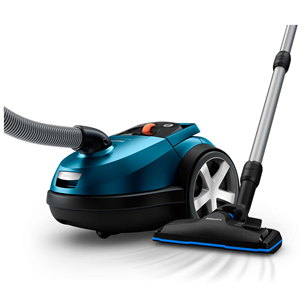 Philips Performer Silent, 750 W, blue/black - Vacuum cleaner