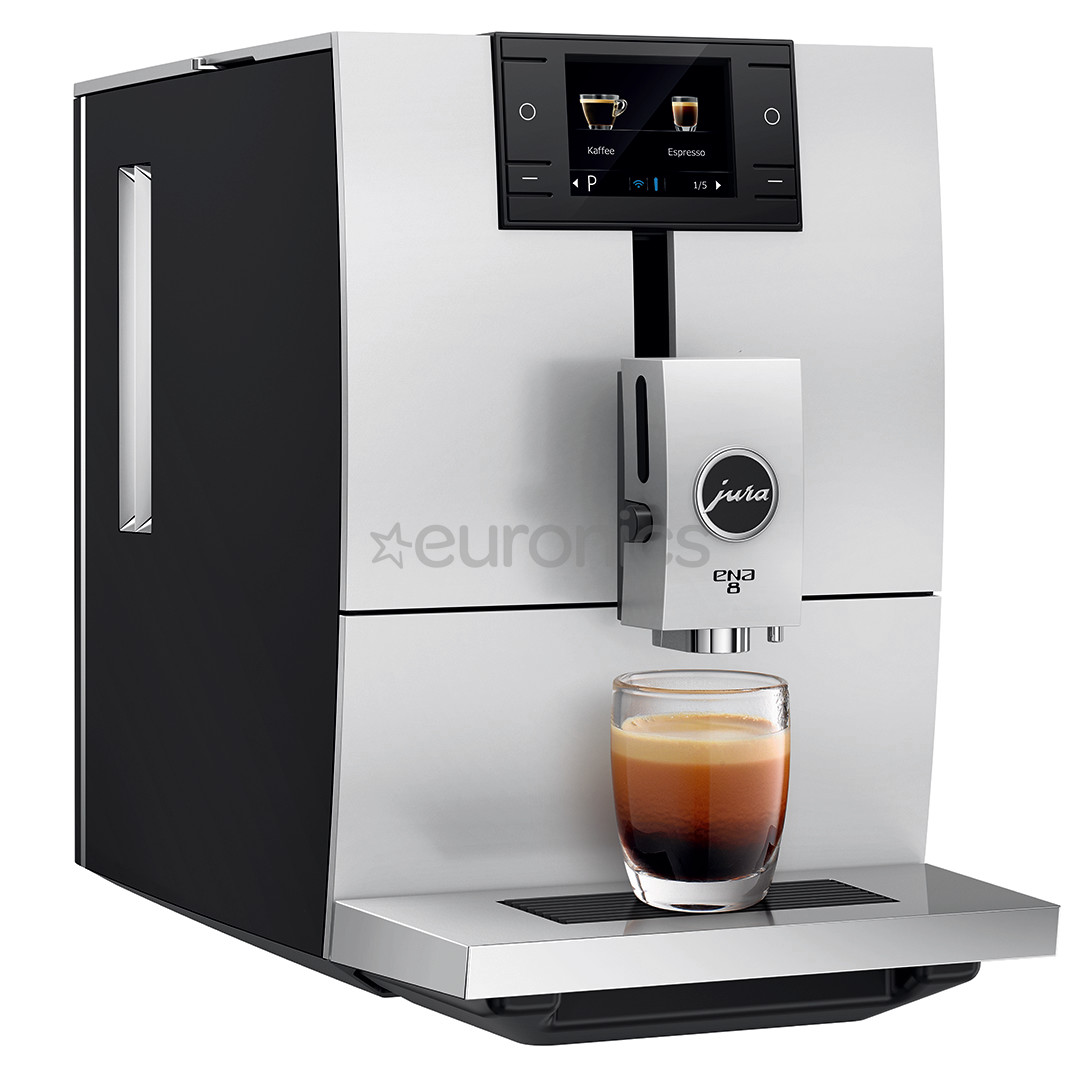 JURA ENA8, sudraba/melna - Kafijas automāts