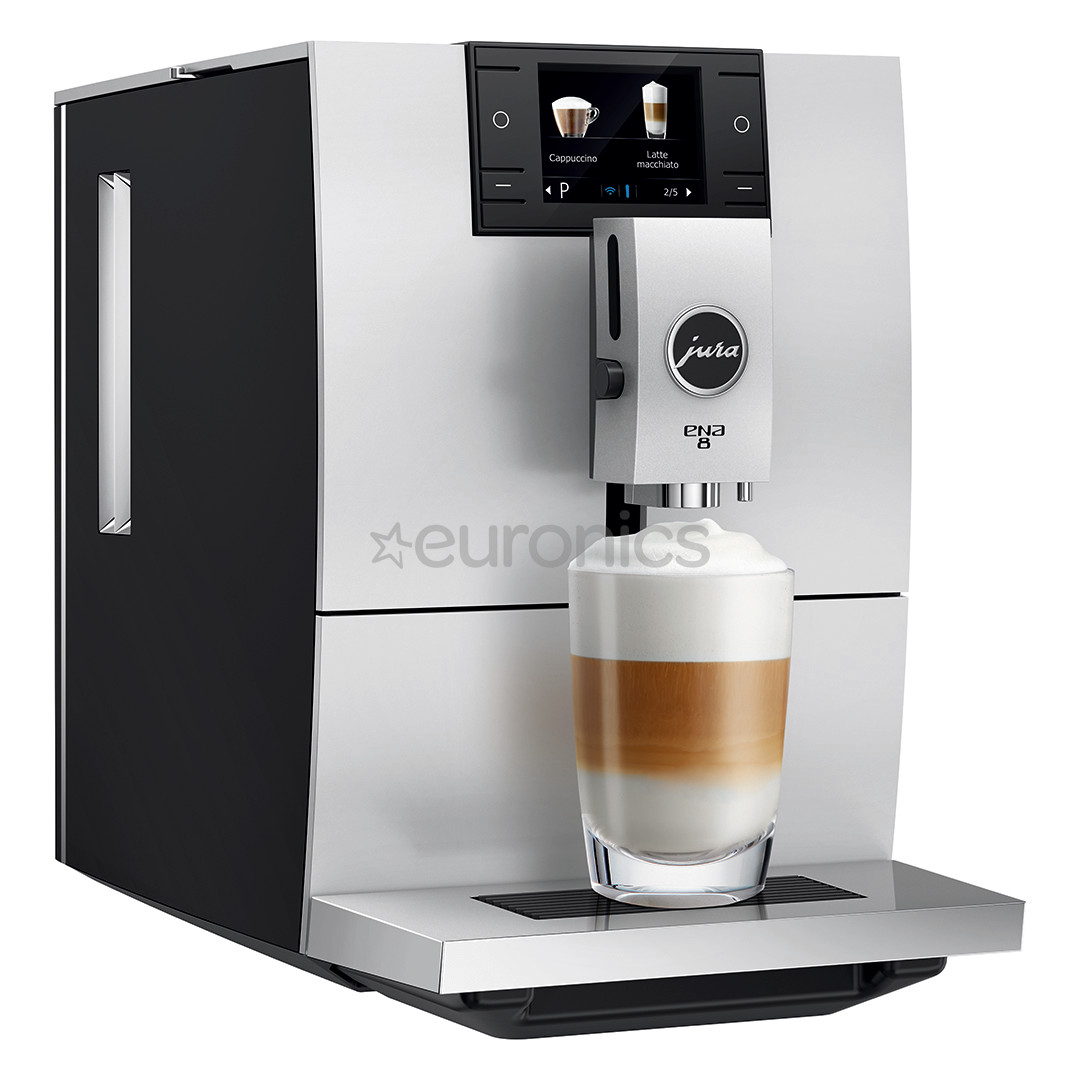 JURA ENA8, sudraba/melna - Kafijas automāts