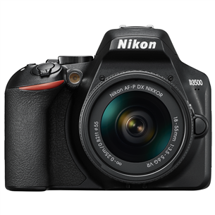 DSLR camera Nikon D3500 + NIKKOR AF-P DX 18-55mm VR lens