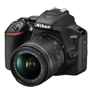 DSLR camera Nikon D3500 + NIKKOR AF-P DX 18-55mm VR lens