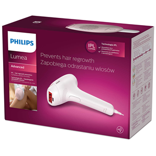 Philips Lumea Advanced, balta/rozā - Fotoepilators