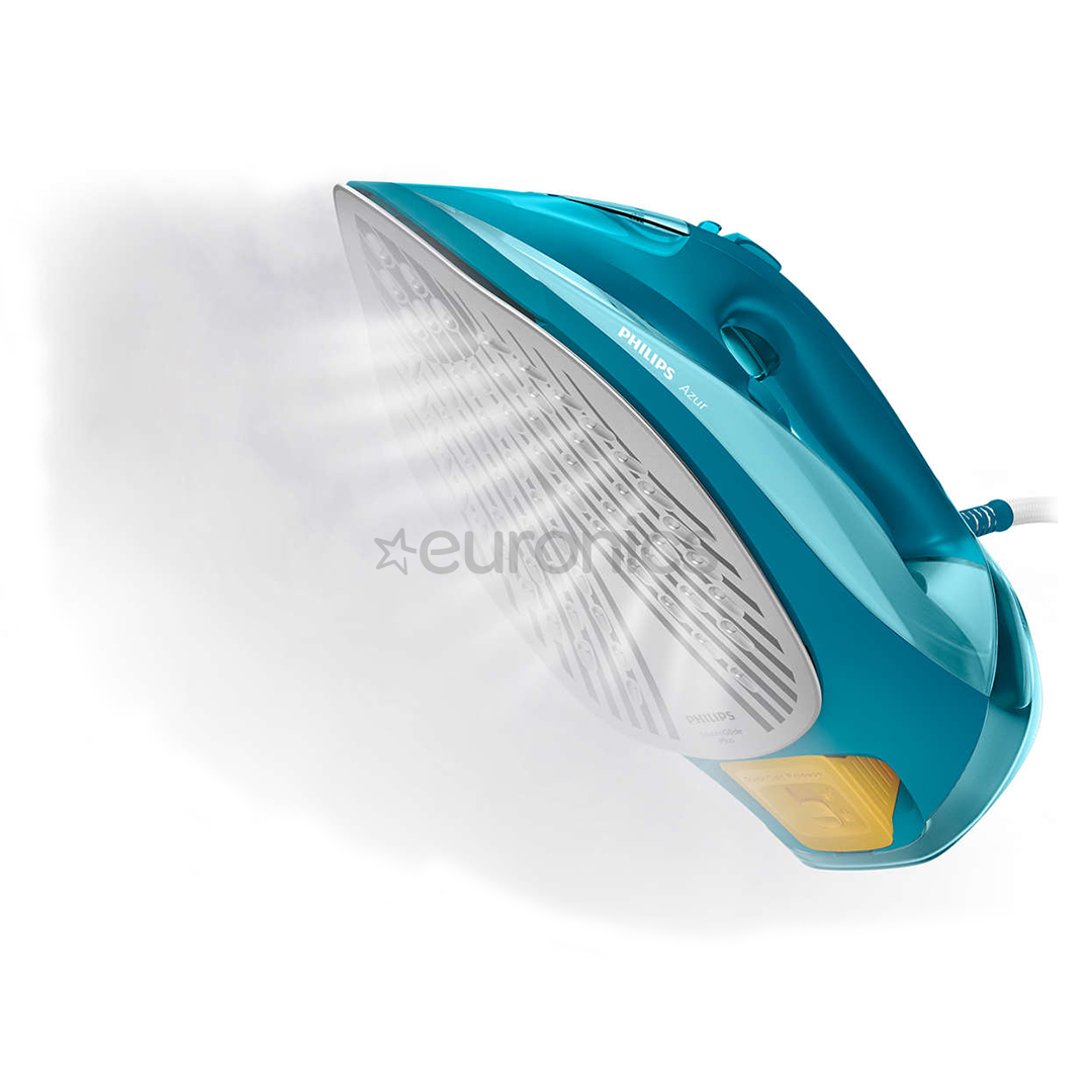 Philips Azur, 2600 W, zila - Tvaika gludeklis
