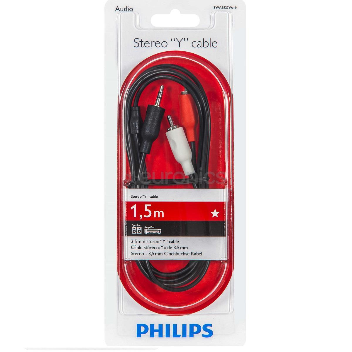 Vads 3,5mm - 2RCA, Philips