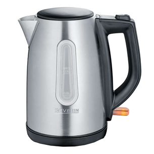 Severin, 1 L, grey/black - Kettle WK3469