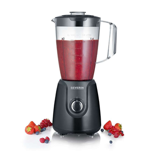 Severin, 600 W, 1.5 L, melna - Blenderis