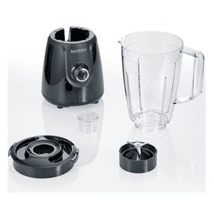 Severin, 600 W, 1.5 L, melna - Blenderis