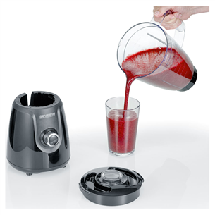 Severin, 600 W, 1.5 L, melna - Blenderis