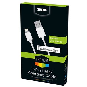 Кабель USB -> 8-Pin (Lightning), Grixx / 1,8 m