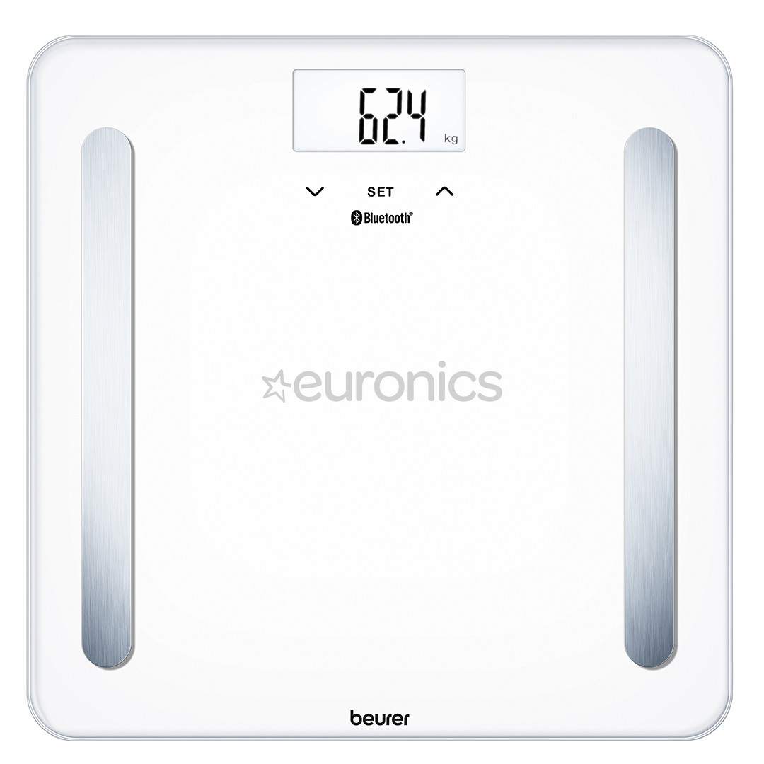 Beurer Bluetooth, līdz 180 kg, balta - Diagnostiskie svari BF600WHITE