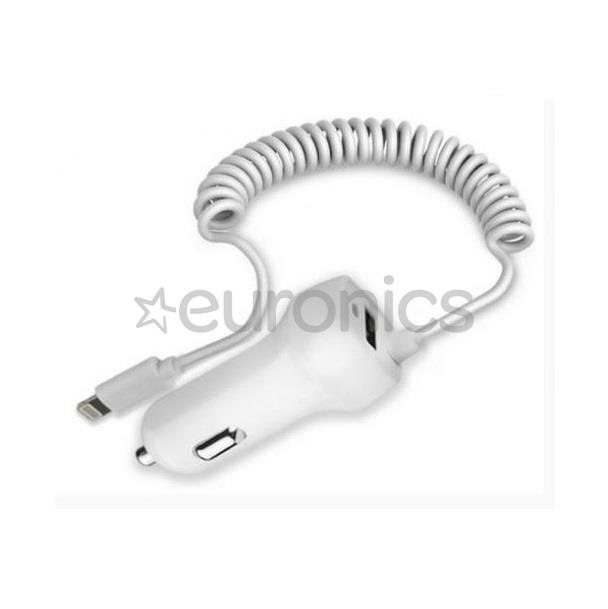 Auto lādētājs USB+Lightning, Havit / 2.1A