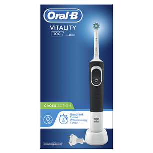 Braun Oral-B Vitality 100, белый/черный - Электрическая зубная щетка