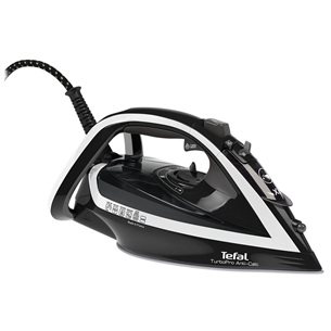 Tefal TurboPro anti-calc, 2600 W, melna/balta - Tvaika gludeklis FV5645EO