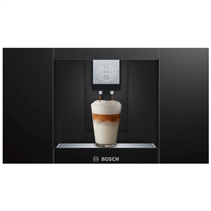 Bosch, melna - Iebūvējams kafijas automāts