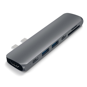 Satechi, USB-C MacBook Pro/Air, серый - Хаб