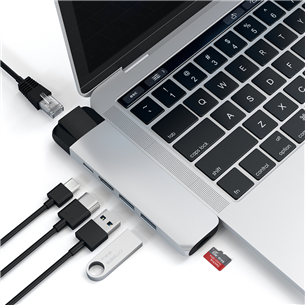 Хаб MacBook Pro USB-C Satechi