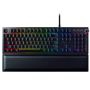 Razer Huntsman Elite, Linear Optical Switch, US, mehāniskā, melna - Klaviatūra