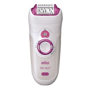 Braun Silk-épil 7 Wet & Dry, white - Epilator + Braun watch