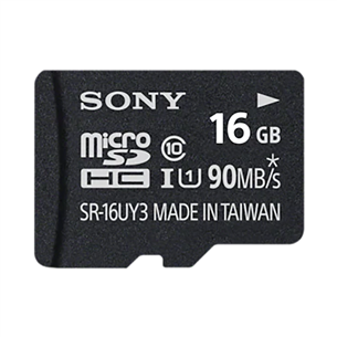 Micro SDHC memory card + adapter Sony (16 GB)