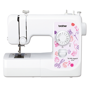 Brother Little Angel, white/pink - Sewing machine