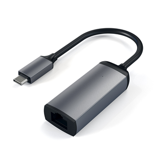 Satechi, USB C-Gigabit Ethernet, pelēka/melna - Adapteris