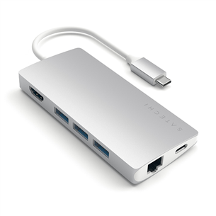 Adapteris USB-C Multi-Port 4K Gigabit Ethernet, Satechi