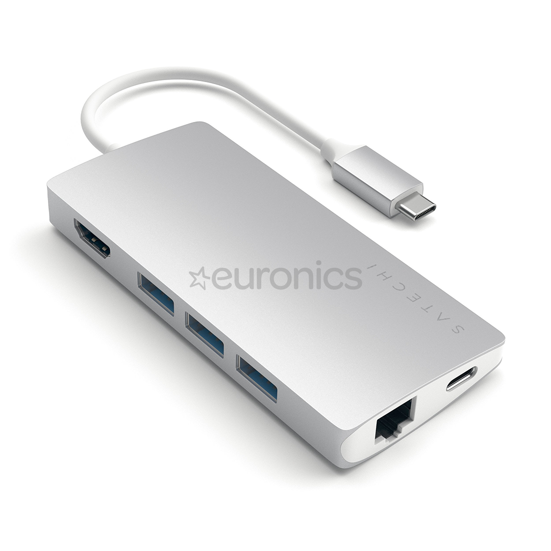 Adapteris USB-C Multi-Port 4K Gigabit Ethernet, Satechi