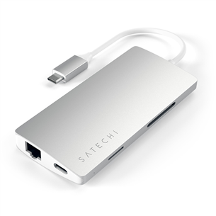 Adapteris USB-C Multi-Port 4K Gigabit Ethernet, Satechi