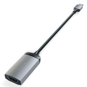 Satechi, USB C-HDMI 4K 60 Гц, серый/черный - Адаптер