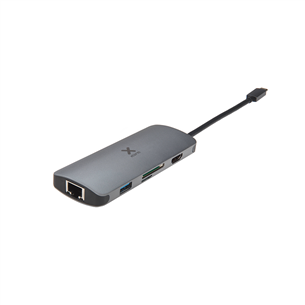 Adapter USB-C / HDMI; LAN; USB3.0; SD+MicroSD; USB-C, Xtorm