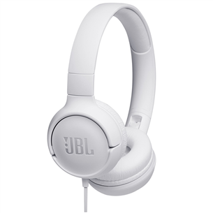 JBL Tune 500, balta - Austiņas JBLT500WHT