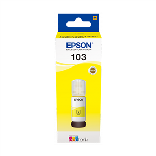 Tinte 103 EcoTank, Epson / Yellow (dzeltena)