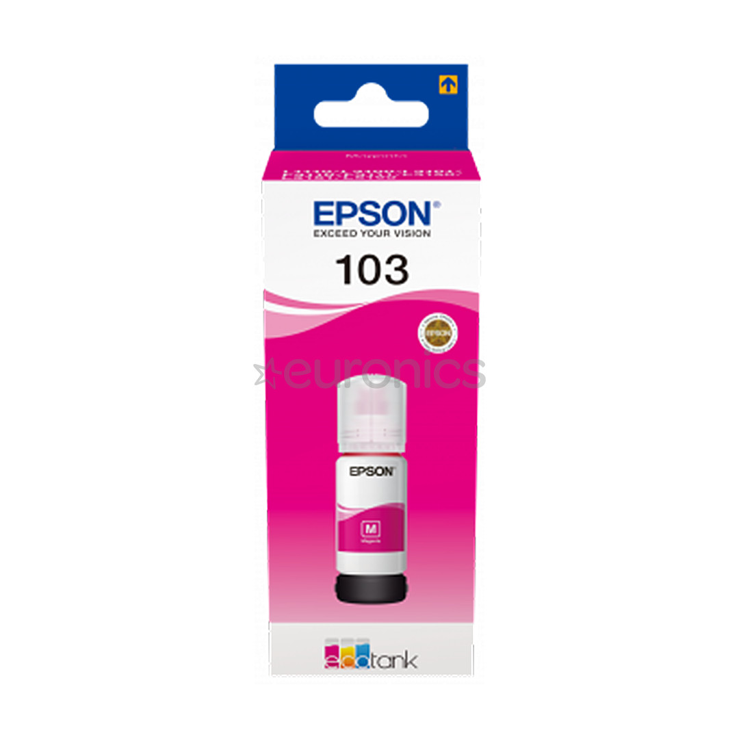 Tinte 103 EcoTank, Epson / Magenta (sarkana)