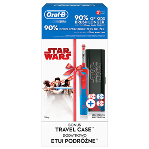 Электрическая зубная щётка Oral-B Starwars + футляр, Braun