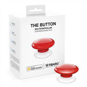 Fibaro, HomeKit, красный - Умная кнопка