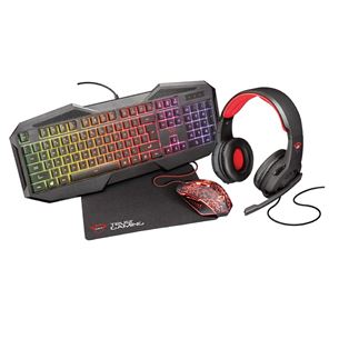 Gaming Bundle for pc and laptop 4-in-1, Trust