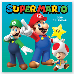 Calendar Super Mario 2019