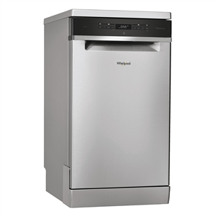 Whirlpool, 10 place settings, silver - Freestanding Dishwasher