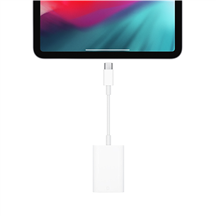 Adapteris USB-C + karšu lasītājs, Apple